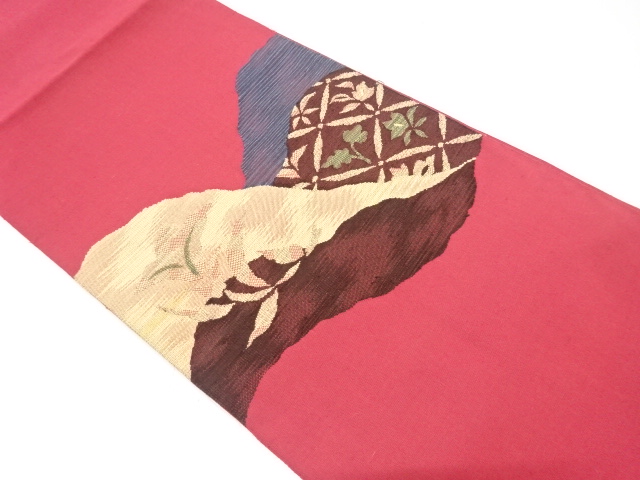 Japanese Kimono / Antique / Nagoya Obi Silk